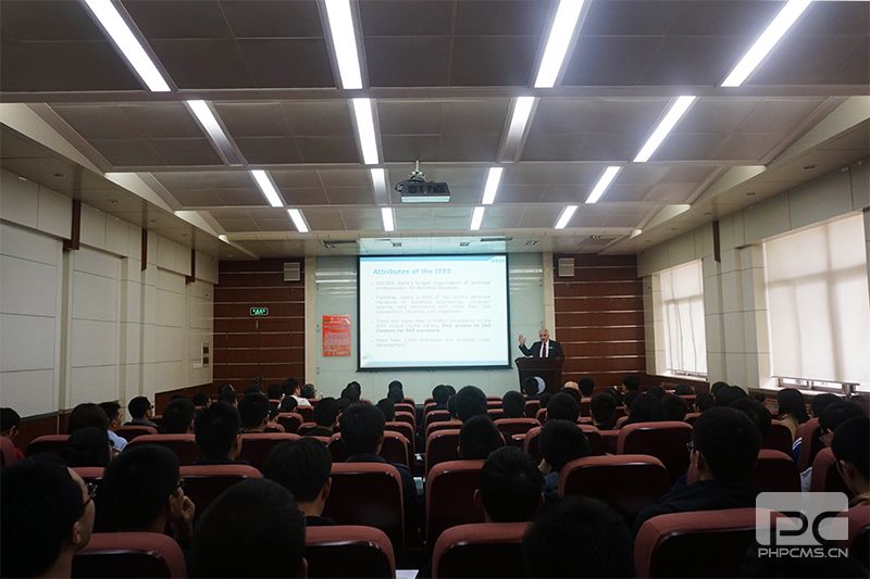 讲座的主题为“IAS分会概览与能源转